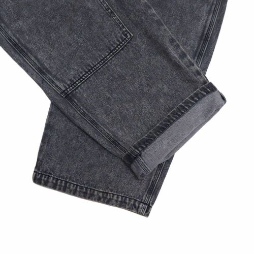 SANTA CRUZ JEANS サンタクルーズ パンツ ジーンズ DOUBLE KNEE CARPENTER DENIM BLACK WASH スケートボード スケボー 7
