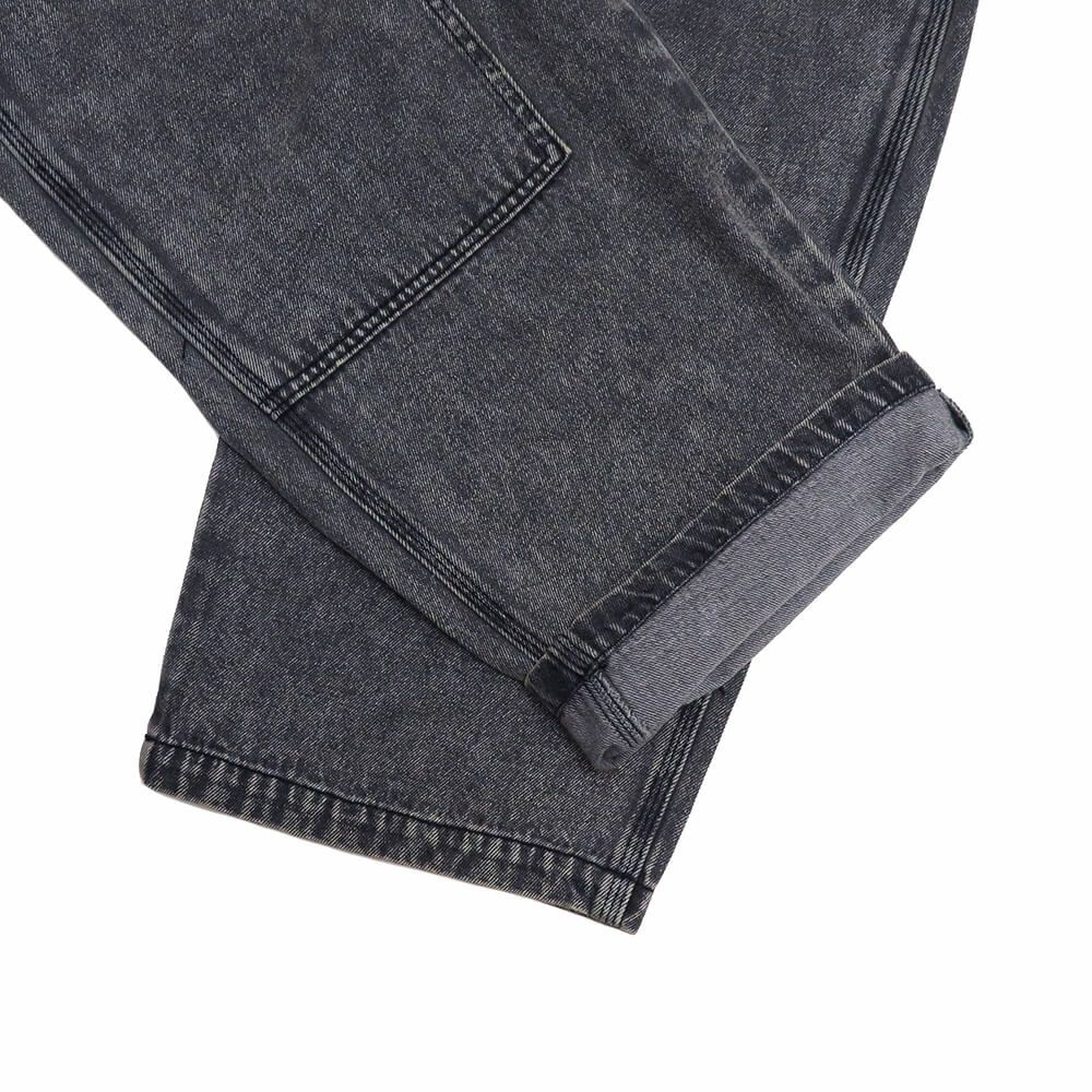 SANTA CRUZ JEANS サンタクルーズ パンツ ジーンズ DOUBLE KNEE CARPENTER DENIM BLACK WASH スケートボード スケボー 7