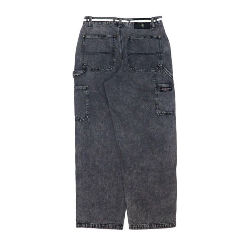 SANTA CRUZ JEANS サンタクルーズ パンツ ジーンズ DOUBLE KNEE CARPENTER DENIM BLACK WASH スケートボード スケボー 8
