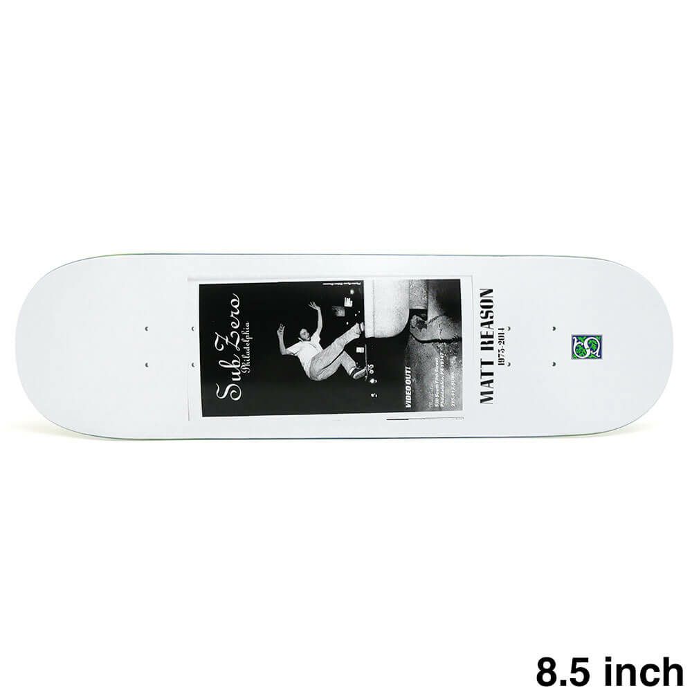 SUB ZERO DECK サブゼロ デッキ TEAM MATT REASON 8.5 EPOXY 7 スケートボード スケボー 1