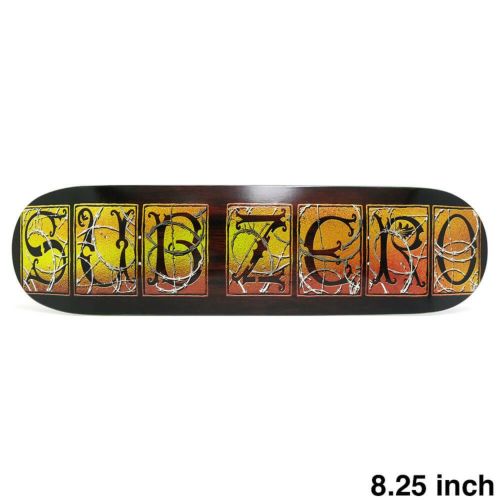 SUB ZERO DECK サブゼロ デッキ TEAM RAZOR WIRE 8.25 EPOXY 7 スケートボード スケボー 1