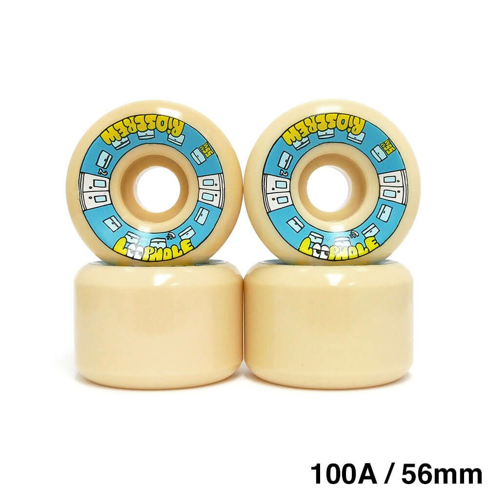 LOOP HOLE WHEEL ループホール ウィール SANTAX SR SHAPE 56mm スケートボード スケボー 1