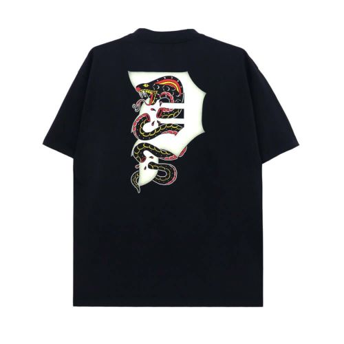 PRIMITIVE T-SHIRT プリミティブ Tシャツ DANGER HW BLACK スケートボード スケボー 