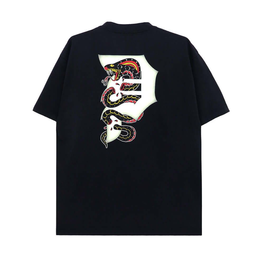 PRIMITIVE T-SHIRT プリミティブ Tシャツ DANGER HW BLACK スケートボード スケボー 