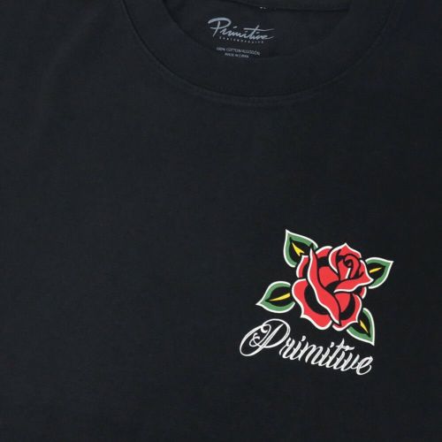 PRIMITIVE T-SHIRT プリミティブ Tシャツ DANGER HW BLACK スケートボード スケボー 2