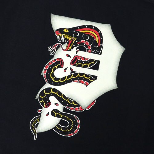 PRIMITIVE T-SHIRT プリミティブ Tシャツ DANGER HW BLACK スケートボード スケボー 3