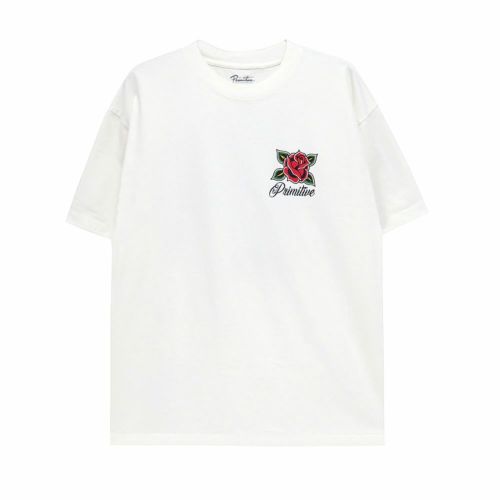 PRIMITIVE T-SHIRT プリミティブ Tシャツ DANGER HW WHITE スケートボード スケボー 1