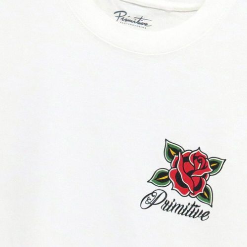 PRIMITIVE T-SHIRT プリミティブ Tシャツ DANGER HW WHITE スケートボード スケボー 2