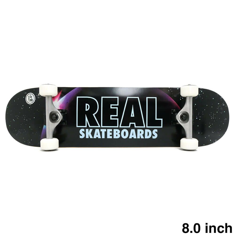 防水ケース付き REAL リアル コンプリートセット スケートボード完成品 ODYSSEY OVAL 8.0 スケートボード スケボー 1