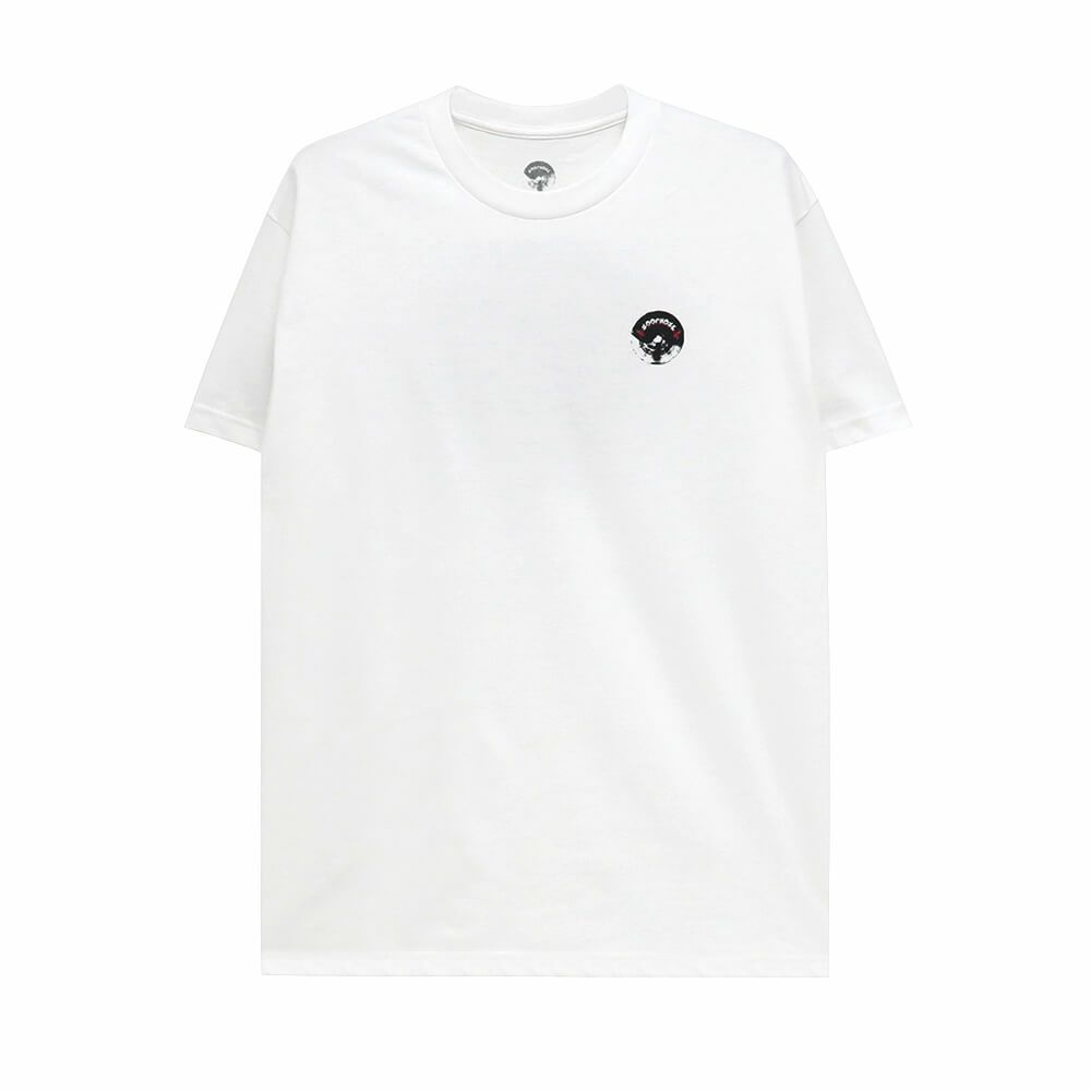 LOOP HOLE T-SHIRT ループホール Tシャツ BRIDGE BRUSH WHITE スケートボード スケボー 1