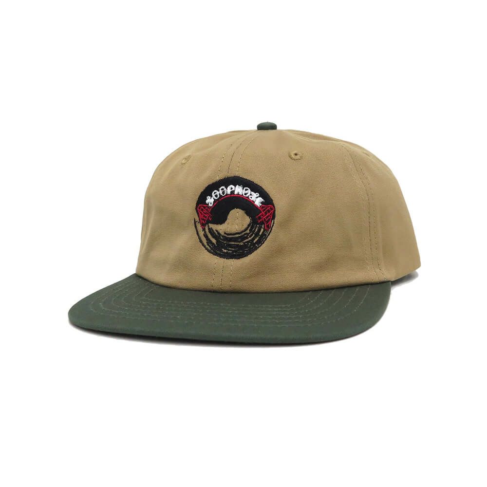 LOOP HOLE CAP ループホール キャップ BRUSH YAKIMA KHAKI/GREEN スケートボード スケボー 