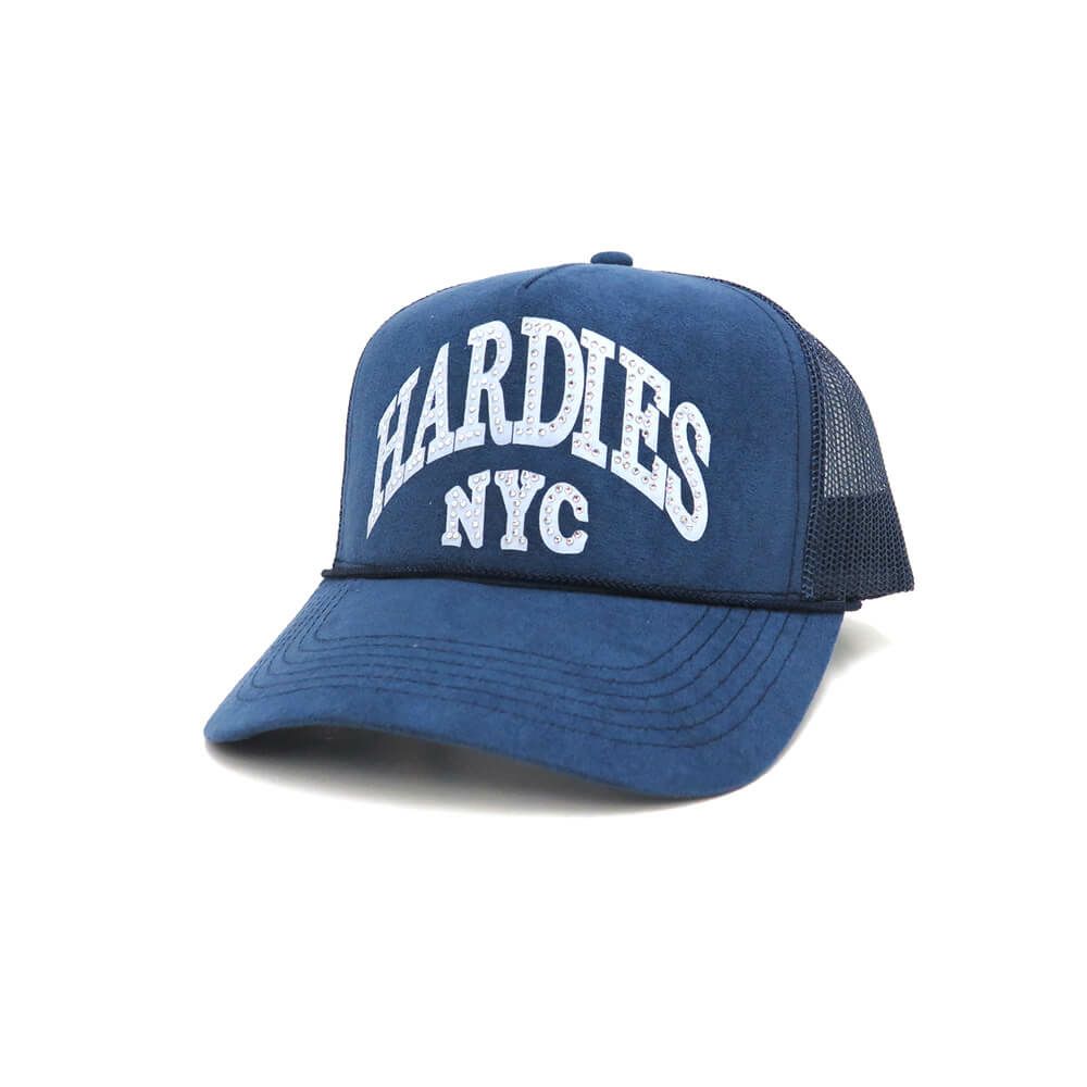 HARDIES HARDWARE MESHCAP ハーディーズハードウエア メッシュキャップ CURVE TRUCKER SUEDE NAVY スケートボード スケボー 