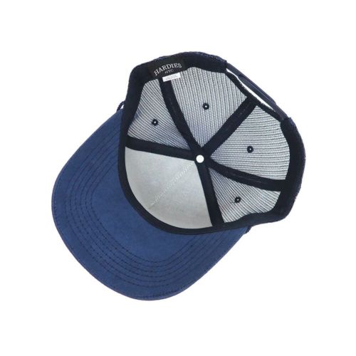 HARDIES HARDWARE MESHCAP ハーディーズハードウエア メッシュキャップ CURVE TRUCKER SUEDE NAVY スケートボード スケボー 3