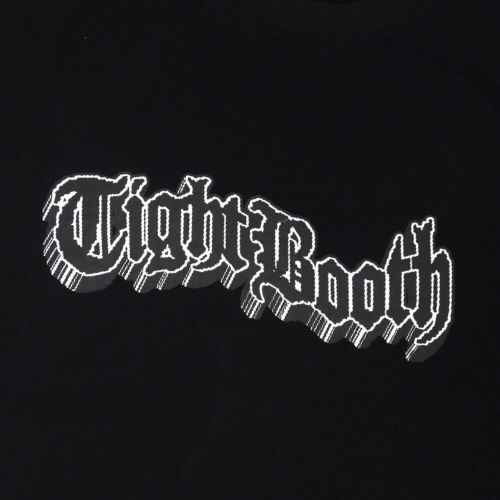 TIGHTBOOTH（TBPR）T-SHIRT タイトブース Tシャツ 3D LOGO BLACK スケートボード スケボー 1
