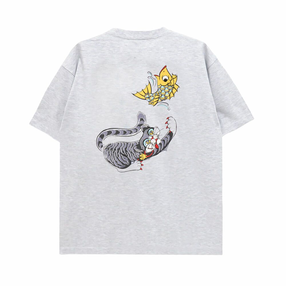 CHAOS FISHING CLUB T-SHIRT カオスフィッシングクラブ Tシャツ DORANEKO ASH スケートボード スケボー 
