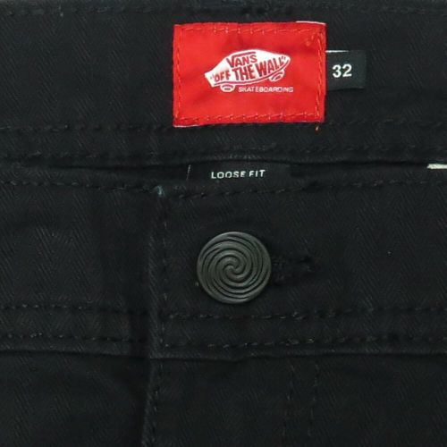 VANS PANTS バンズ パンツ ジーンズ SKATE LOOSE PLEATED BLACK（US企画） スケートボード スケボー 2