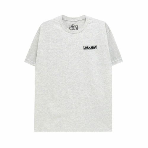 KROOKED T-SHIRT クルキッド Tシャツ MOONSMILE RAW ASH/BLACK スケートボード スケボー 1