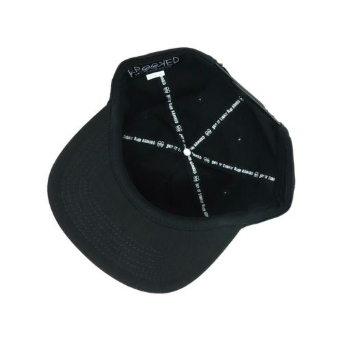 KROOKED CAP クルキッド キャップ FIRE BIRD SNAPBACK BLACK スケートボー3