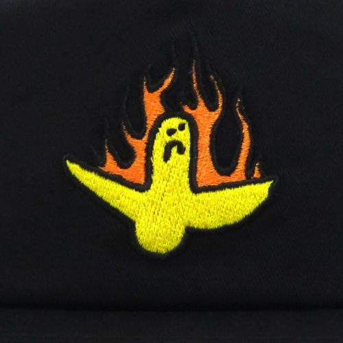 KROOKED CAP クルキッド キャップ FIRE BIRD SNAPBACK BLACK スケートボード スケボー 4