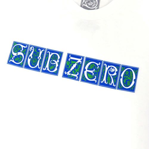 SUB ZERO T-SHIRT サブゼロ Tシャツ VINES WHITE スケートボード スケボー 1