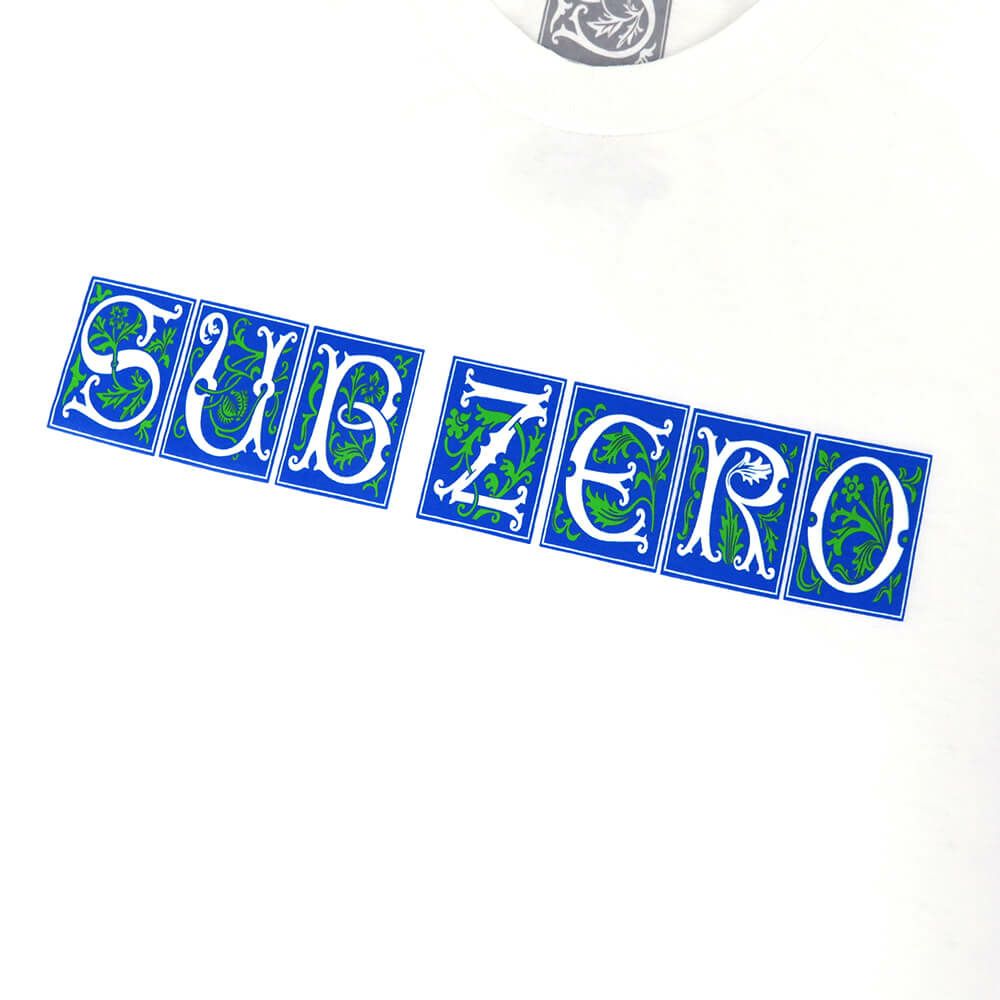 SUB ZERO T-SHIRT サブゼロ Tシャツ VINES WHITE スケートボード スケボー 1