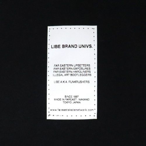 LIBE T-SHIRT ライブ Tシャツ ALAMO-LIBE BLACK スケートボード スケボー 5