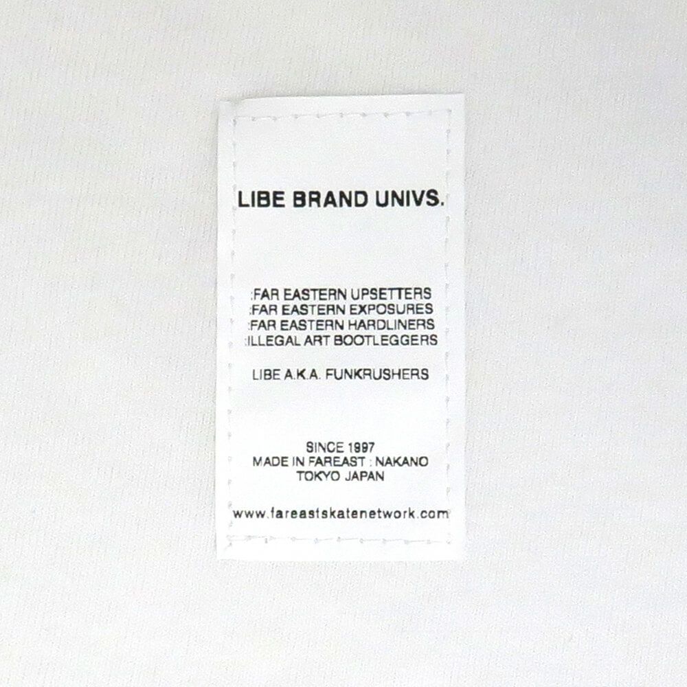  LIBE T-SHIRT ライブ Tシャツ ALAMO-LIBE WHITE スケートボード スケボー 5