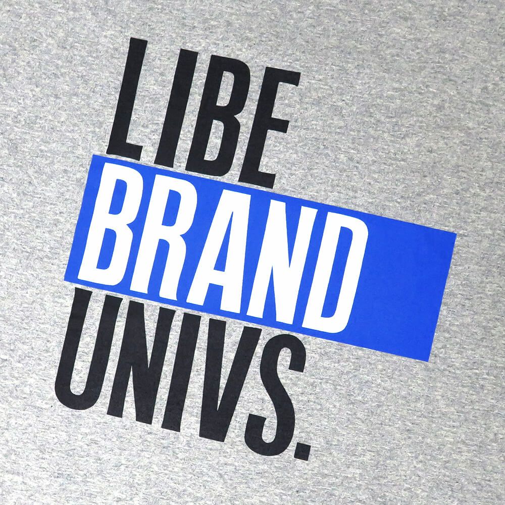 LIBE T-SHIRT ライブ Tシャツ NEW BLUE HEARTS GREY スケートボード スケボー 1