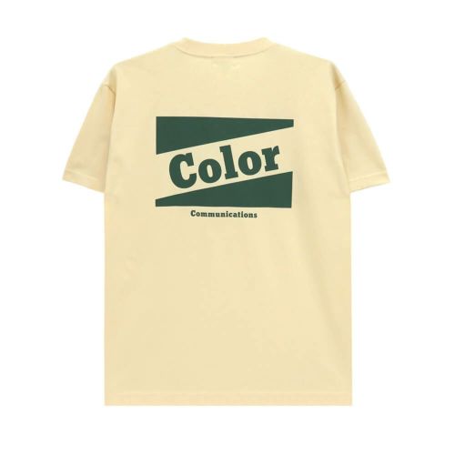 COLOR COMMUNICATIONS T-SHIRT カラーコミュニケーションズ Tシャツ RE-RETRO BAZ 2020 NATURAL スケートボード スケボー 