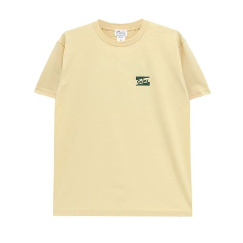 COLOR COMMUNICATIONS T-SHIRT カラーコミュニケーションズ Tシャツ RE-RETRO BAZ 2020 NATURAL スケートボード スケボー 1