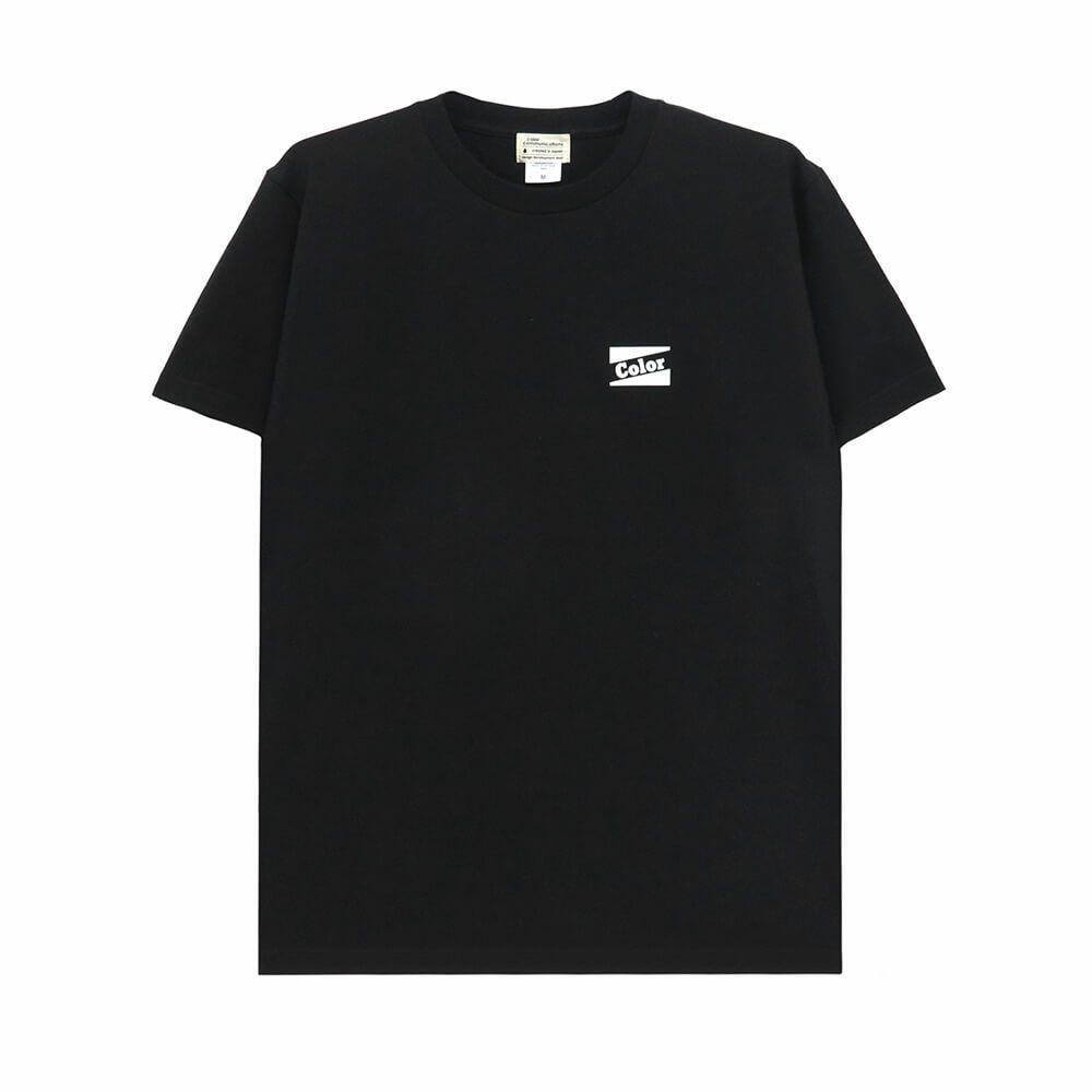 COLOR COMMUNICATIONS T-SHIRT カラーコミュニケーションズ Tシャツ RE-RETRO BAZ 2020 BLACK スケートボード スケボー 1