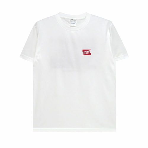 COLOR COMMUNICATIONS T-SHIRT カラーコミュニケーションズ Tシャツ RE-RETRO BAZ 2020 WHITE スケートボード スケボー 1
