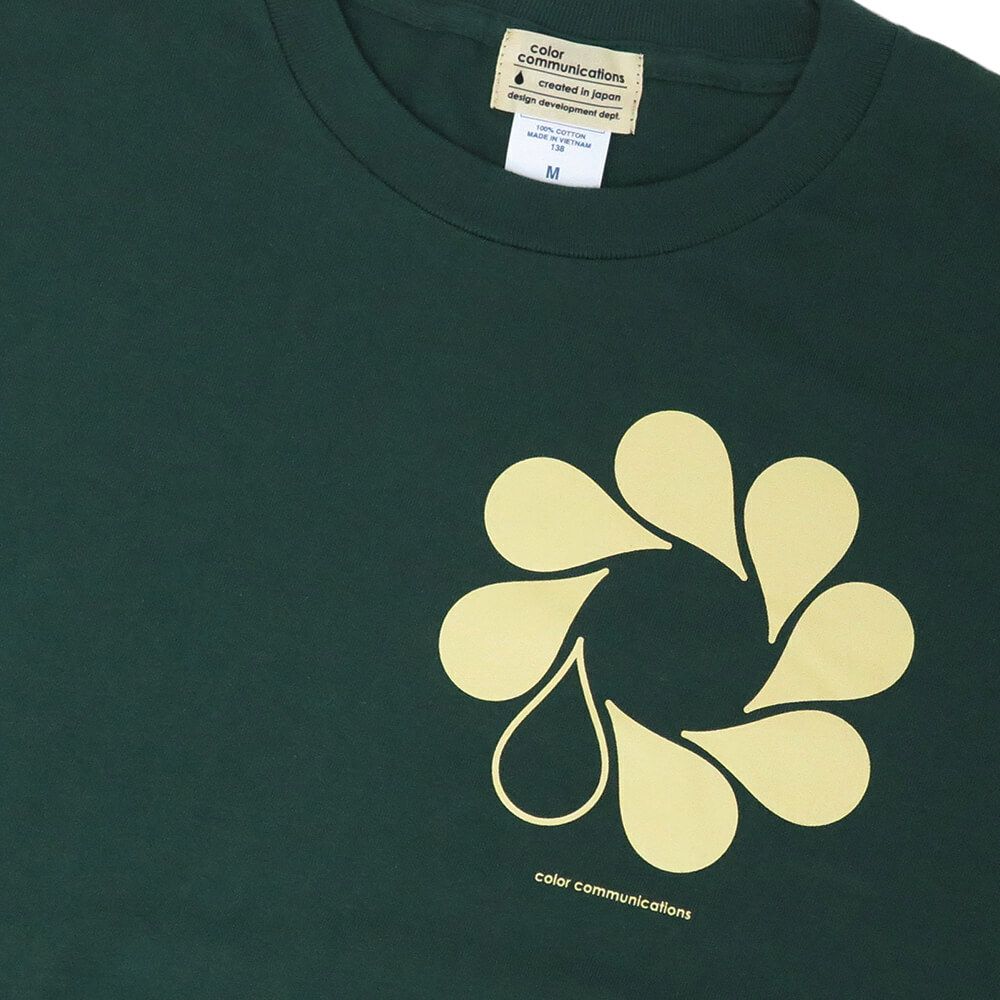 COLOR COMMUNICATIONS T-SHIRT カラーコミュニケーションズ Tシャツ RE-SYMBOL 2012 IVY GREEN スケートボード スケボー 1