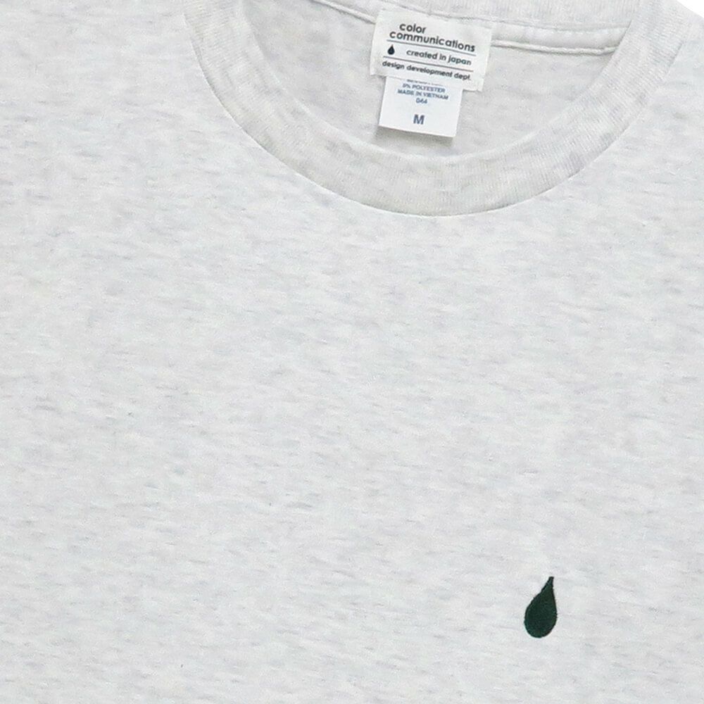 COLOR COMMUNICATIONS T-SHIRT カラーコミュニケーションズ Tシャツ RE-HALF STROKE FLAME 2011 ASH スケートボード スケボー 2