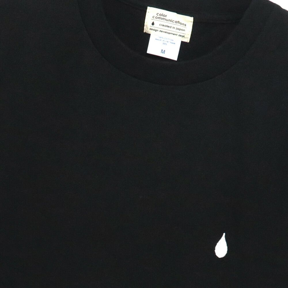 COLOR COMMUNICATIONS T-SHIRT カラーコミュニケーションズ Tシャツ RE-HALF STROKE FLAME 2011 BLACK スケートボード スケボー 2