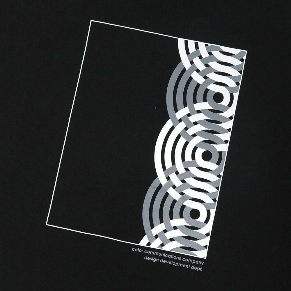 COLOR COMMUNICATIONS T-SHIRT カラーコミュニケーションズ Tシャツ RE-HALF STROKE FLAME 2011 BLACK スケートボード スケボー 4