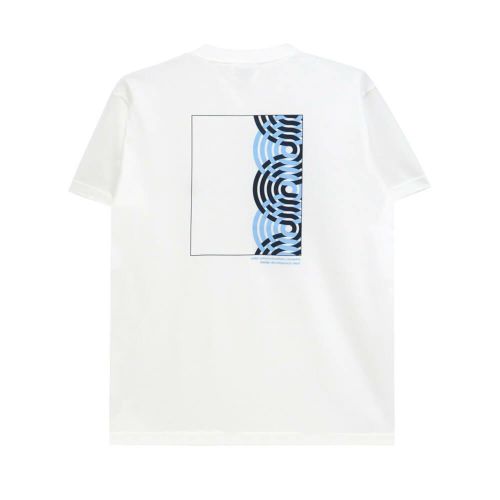 COLOR COMMUNICATIONS T-SHIRT カラーコミュニケーションズ Tシャツ RE-HALF STROKE FLAME 2011 WHITE スケートボード スケボー 