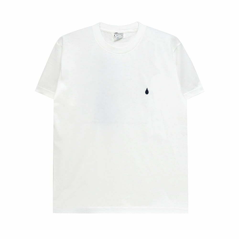 COLOR COMMUNICATIONS T-SHIRT カラーコミュニケーションズ Tシャツ RE-HALF STROKE FLAME 2011 WHITE スケートボード スケボー 1