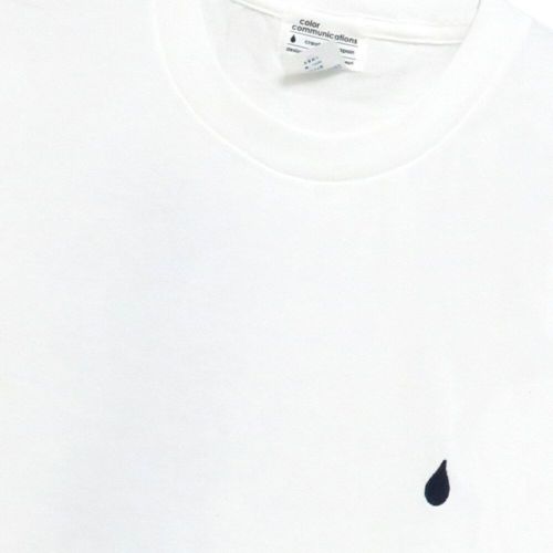 COLOR COMMUNICATIONS T-SHIRT カラーコミュニケーションズ Tシャツ RE-HALF STROKE FLAME 2011 WHITE スケートボード スケボー 2