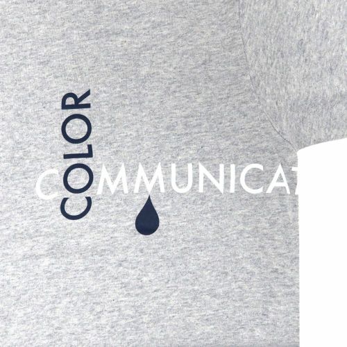 COLOR COMMUNICATIONS T-SHIRT カラーコミュニケーションズ Tシャツ RE-CROSS LETTERS 2008 GREY スケートボード スケボー 2