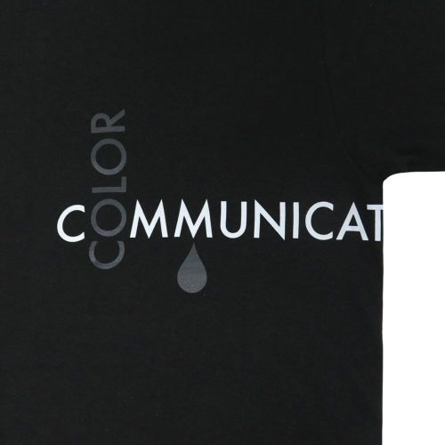 COLOR COMMUNICATIONS T-SHIRT カラーコミュニケーションズ Tシャツ RE-CROSS LETTERS 2008 BLACK スケートボード スケボー 2