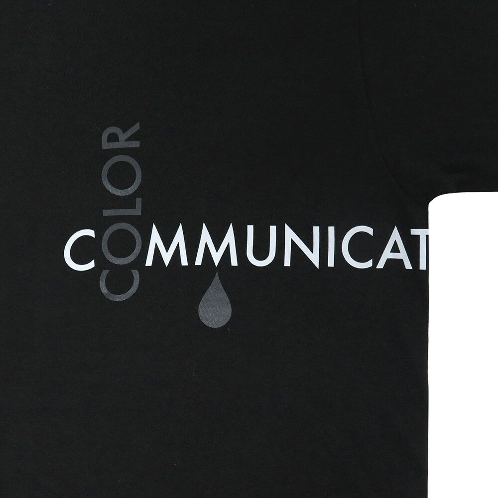 COLOR COMMUNICATIONS T-SHIRT カラーコミュニケーションズ Tシャツ RE-CROSS LETTERS 2008 BLACK スケートボード スケボー 2