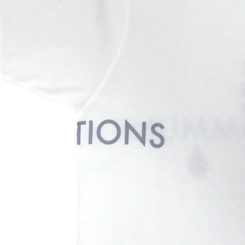 COLOR COMMUNICATIONS T-SHIRT カラーコミュニケーションズ Tシャツ RE-CROSS LETTERS 2008 WHITE スケートボード スケボー 3