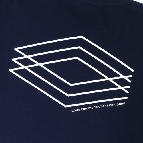  COLOR COMMUNICATIONS T-SHIRT カラーコミュニケーションズ Tシャツ 3C DIAMONDS METRO BLUE スケートボード スケボー 4
