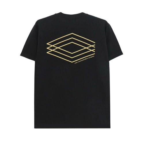COLOR COMMUNICATIONS T-SHIRT カラーコミュニケーションズ Tシャツ 3C DIAMONDS BLACK スケートボード スケボー 