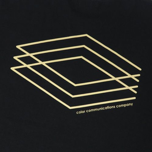 COLOR COMMUNICATIONS T-SHIRT カラーコミュニケーションズ Tシャツ 3C DIAMONDS BLACK スケートボード スケボー 4