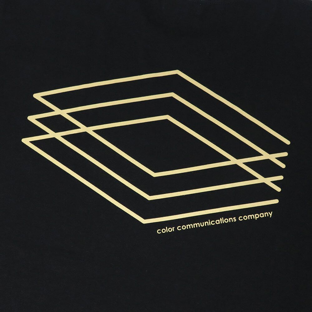 COLOR COMMUNICATIONS T-SHIRT カラーコミュニケーションズ Tシャツ 3C DIAMONDS BLACK スケートボード スケボー 4
