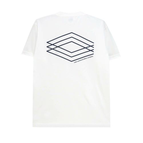 COLOR COMMUNICATIONS T-SHIRT カラーコミュニケーションズ Tシャツ 3C DIAMONDS WHITE スケートボード スケボー 
