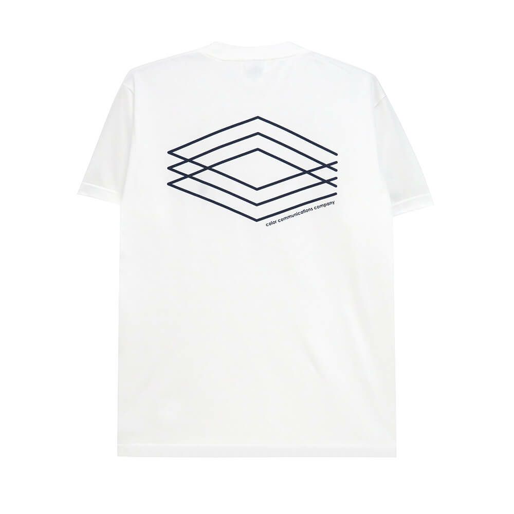 COLOR COMMUNICATIONS T-SHIRT カラーコミュニケーションズ Tシャツ 3C DIAMONDS WHITE スケートボード スケボー 