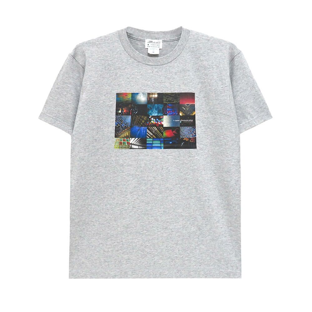 COLOR COMMUNICATIONS T-SHIRT カラーコミュニケーションズ Tシャツ TRAJECTORY PHOTO GREY スケートボード スケボー 